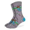 Men's Bob Ross Happy Accident Socks - Premium Socks from Good Luck Sock - Just $11.0! Shop now at Pat's Monograms