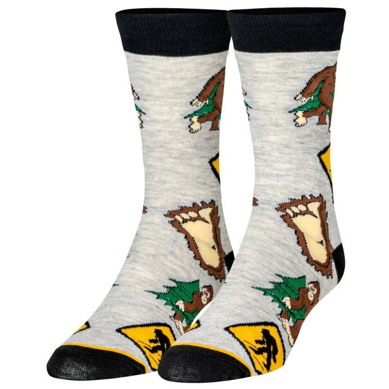 Bigfoot Crew Socks - Premium Socks from Crazy Socks - Just $8! Shop now at Pat's Monograms