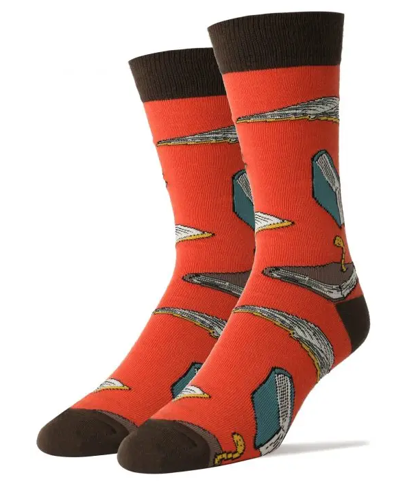 Book Worm - Crew Socks - Premium Socks from Oooh Yeah Socks/Sock It Up/Oooh Geez Slippers - Just $9.95! Shop now at Pat's Monograms