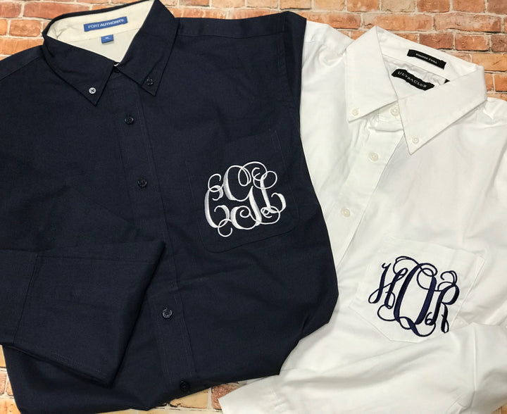Monogram Bridal Party Shirts - Premium Wedding Party Gift from Sanmar - Just $27.00! Shop now at Pat's Monograms