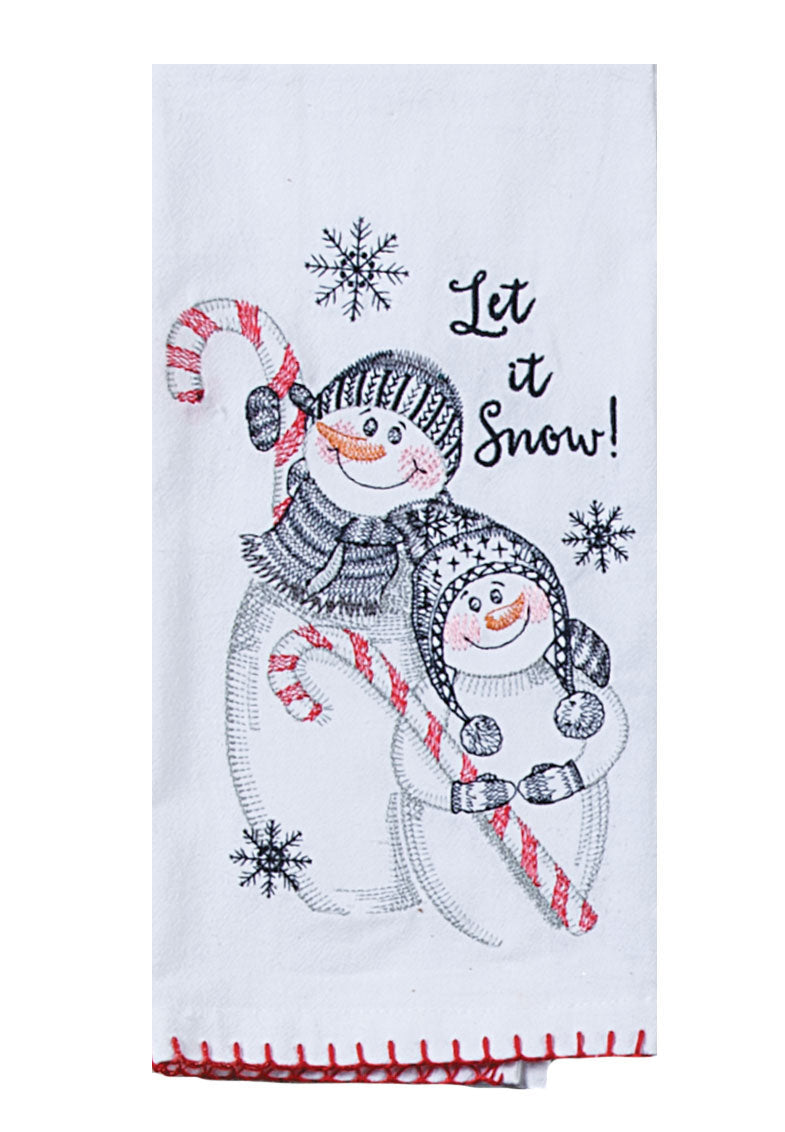 Snowy Day Flour Sack Towel - Premium Dish Towel from Kay Dee Designs - Just $8.95! Shop now at Pat's Monograms
