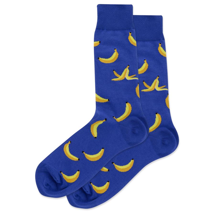Banana Crew Socks - Premium Socks from Hotsox - Just $9.95! Shop now at Pat's Monograms