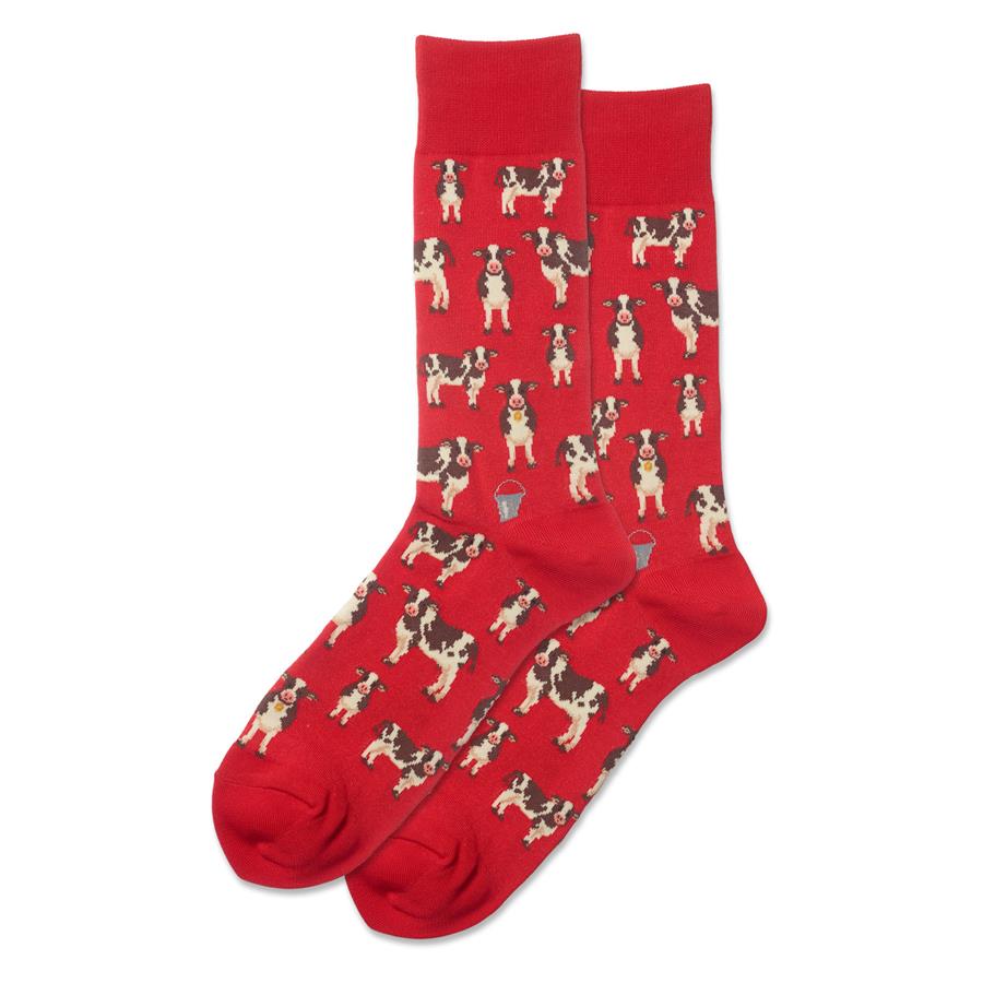 Cows Herd Crew Socks - Premium Socks from Hotsox - Just $9.95! Shop now at Pat's Monograms