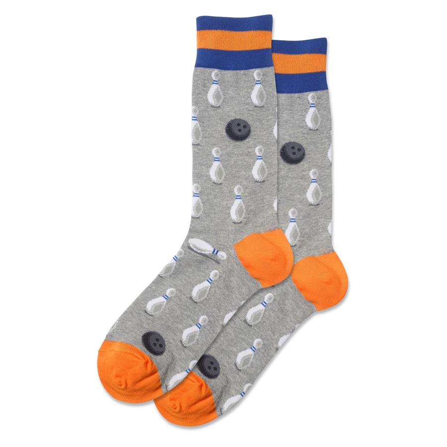 Bowling Crew Socks - Premium Socks from Hotsox - Just $9.95! Shop now at Pat's Monograms