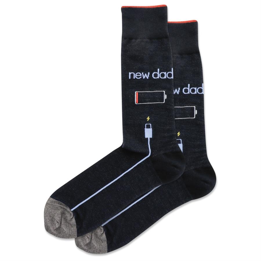 New Dad Crew Socks - Premium Socks from Hotsox - Just $9.95! Shop now at Pat's Monograms