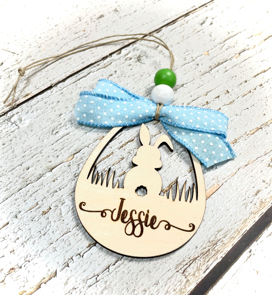 Personalized Easter Basket Tag - Premium easter basket tag from Pat's Monograms - Just $12.95! Shop now at Pat's Monograms