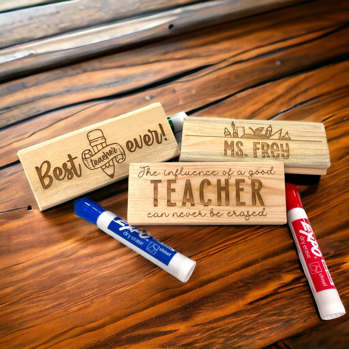 Personalized White Board Eraser, Chalkboard Eraser, Teacher Appreciation Gift, Personalized Gift - Premium  from Pat's Monograms - Just $12.95! Shop now at Pat's Monograms