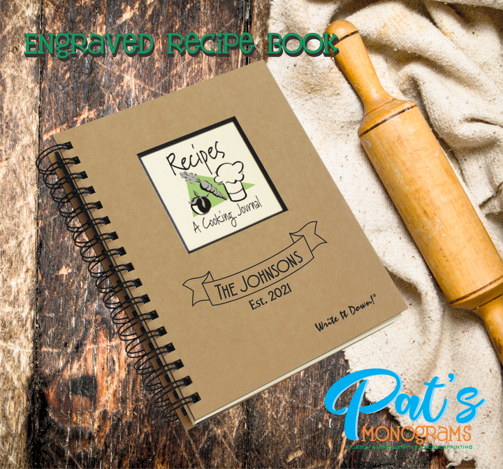 Recipe Journal - Premium Gifts from Journals Unlimited - Just $20.00! Shop now at Pat's Monograms