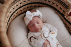 Rainbow Knotted Baby Gown and Knot Cap - Premium Just for baby from Three Little Tots - Just $24.95! Shop now at Pat's Monograms