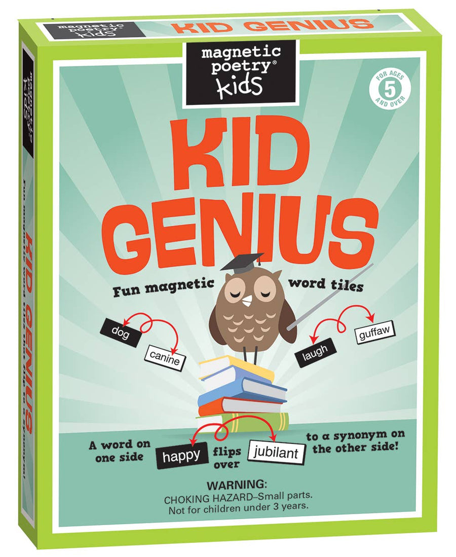 Kid Genius - Premium  from Magnetic Poetry - Just $14.95! Shop now at Pat's Monograms
