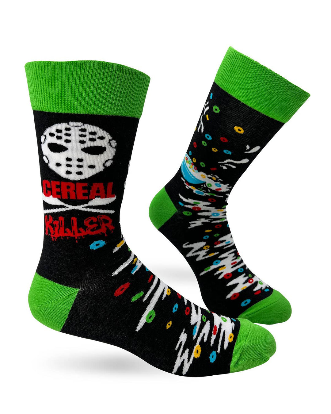 Cereal Killer Men's Novelty Crew Socks - Premium Socks from Fabdaz - Just $11.95! Shop now at Pat's Monograms