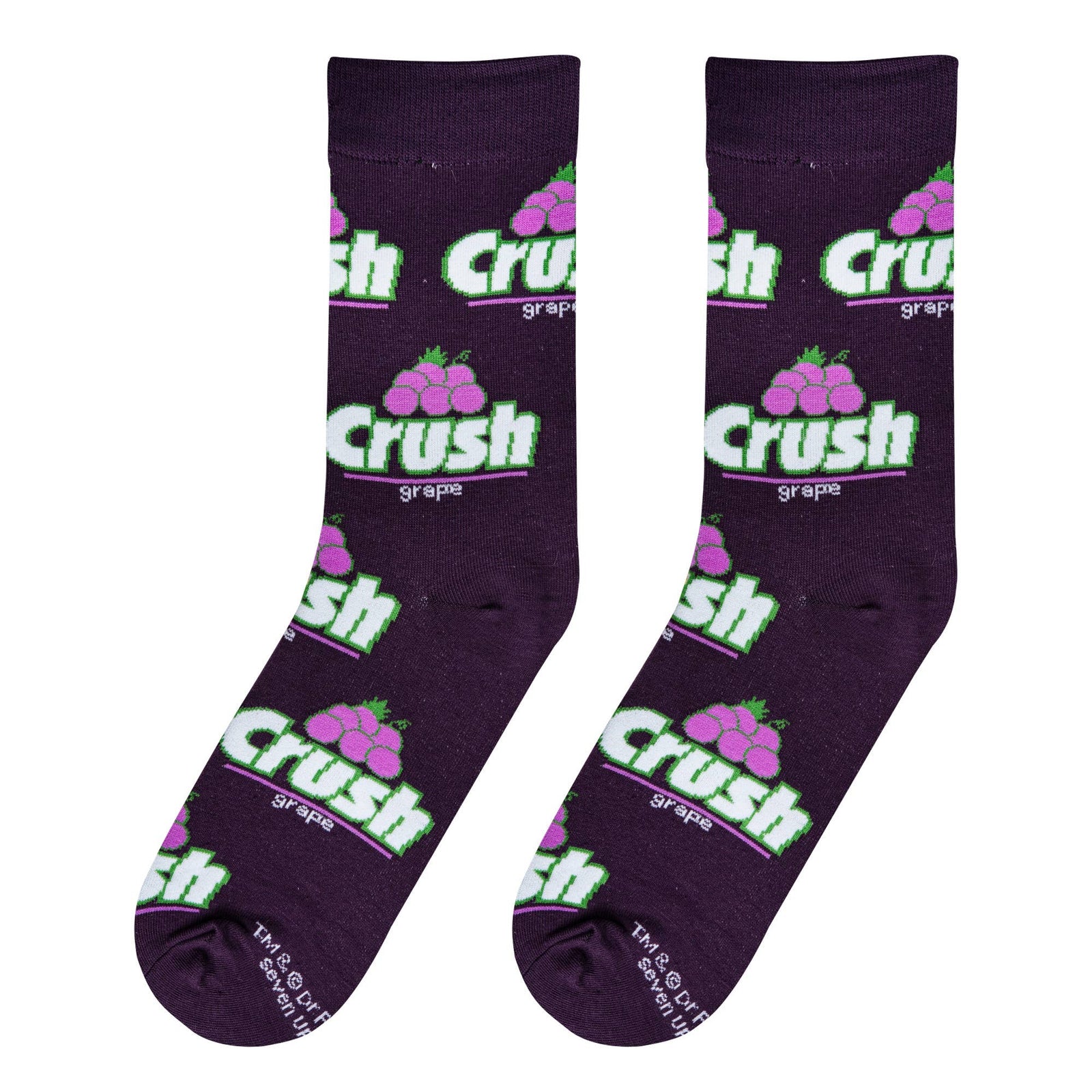 Grape Crush - Mens Crew Folded - Crazy Socks - Premium  from Crazy Socks - Just $8! Shop now at Pat's Monograms