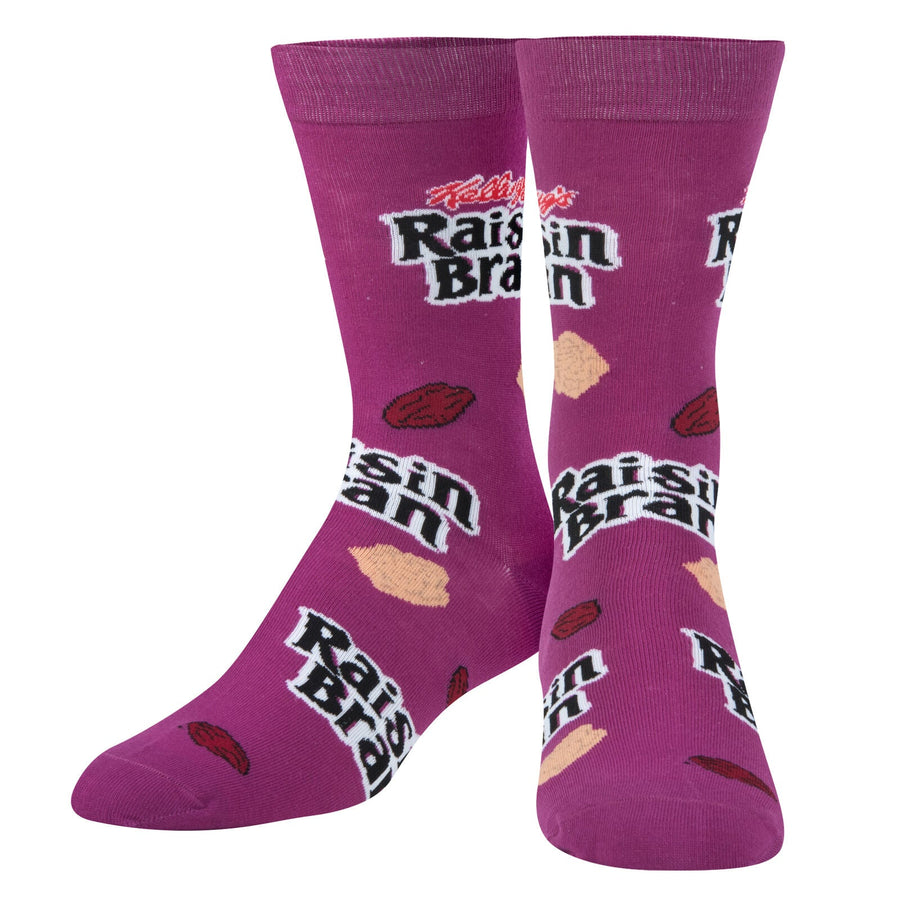 Raisin Bran Crew Socks - Premium Socks from Crazy Socks - Just $7.00! Shop now at Pat's Monograms
