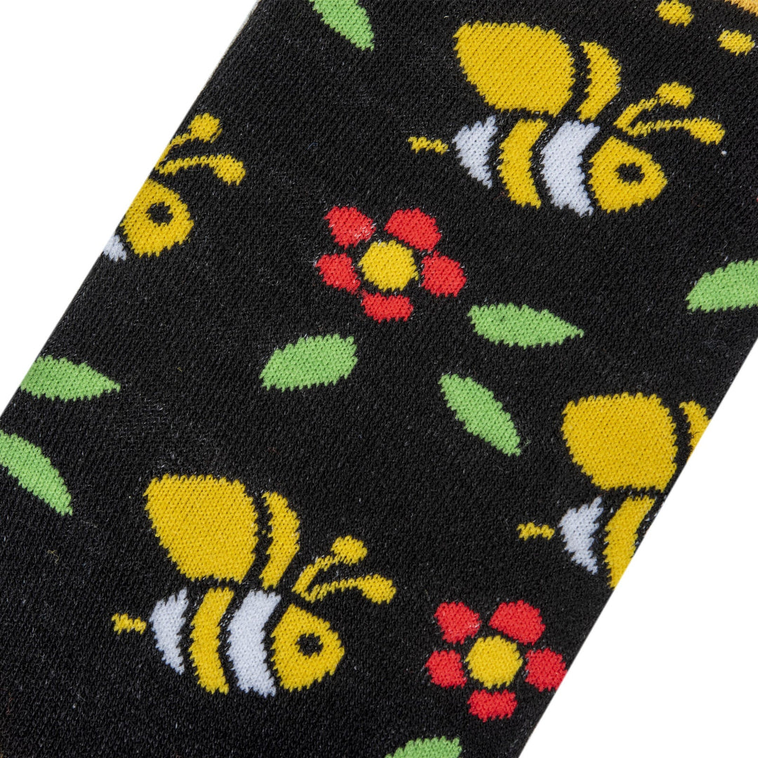 Bumble Bees Crew Socks - Premium Socks from Crazy Socks - Just $7.00! Shop now at Pat's Monograms