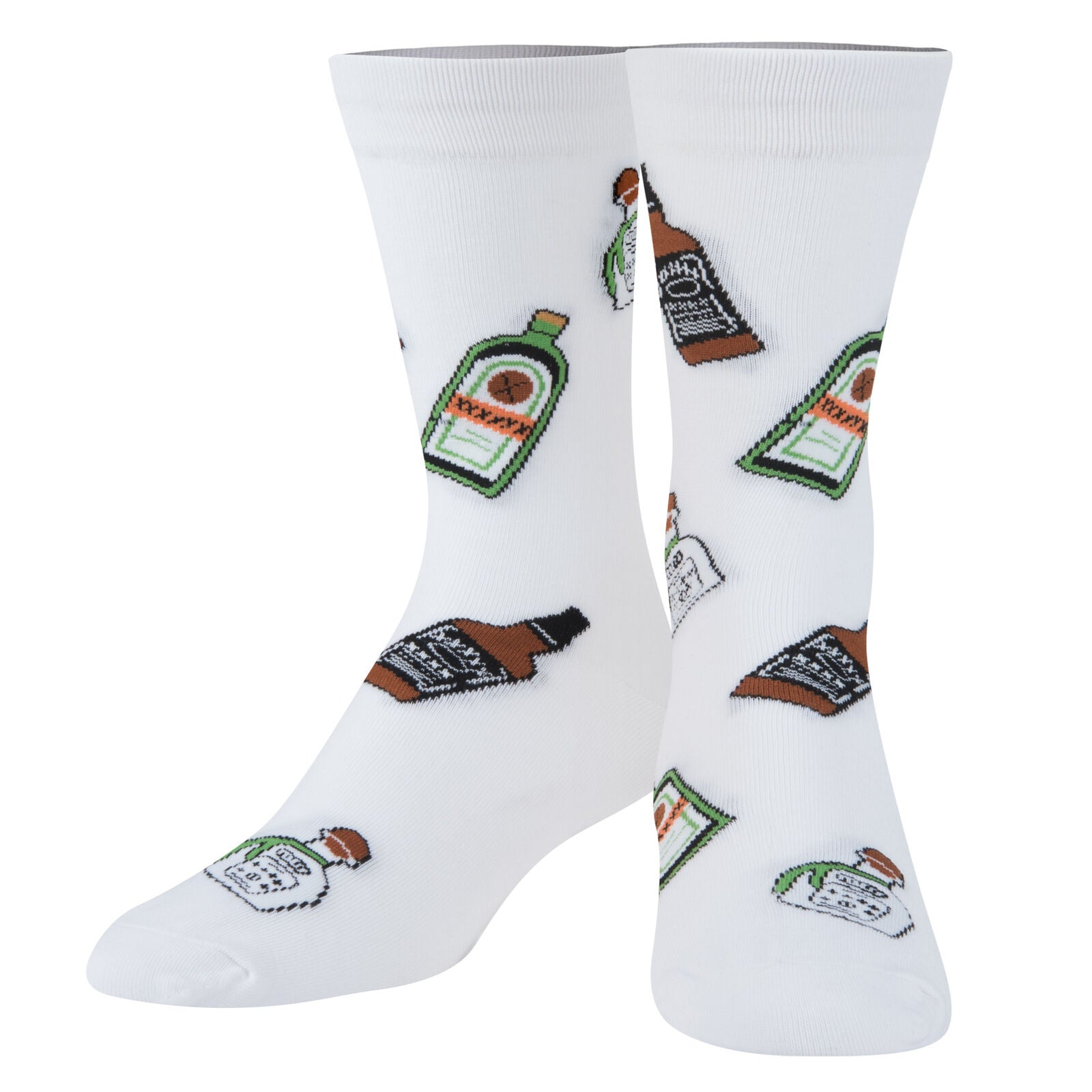 Mini Bottles Crew Socks - Premium Socks from Crazy Socks - Just $8! Shop now at Pat's Monograms