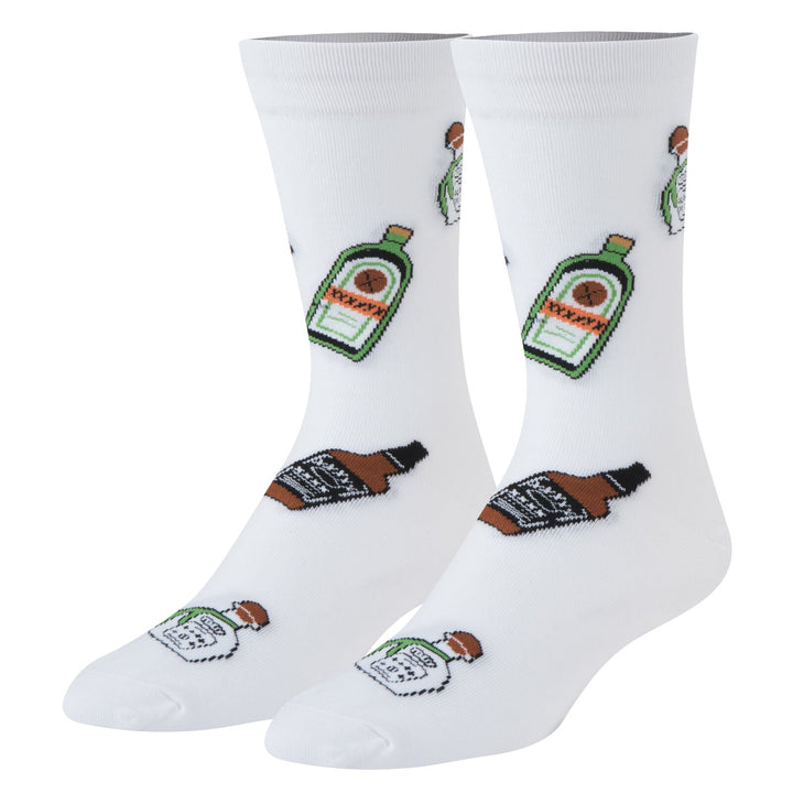 Mini Bottles Crew Socks - Premium Socks from Crazy Socks - Just $7.00! Shop now at Pat's Monograms