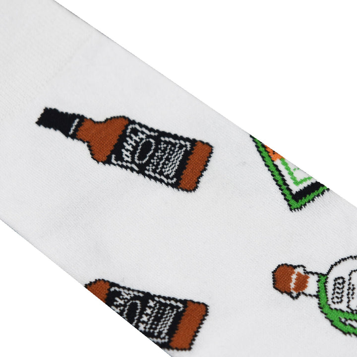 Mini Bottles Crew Socks - Premium Socks from Crazy Socks - Just $7.00! Shop now at Pat's Monograms