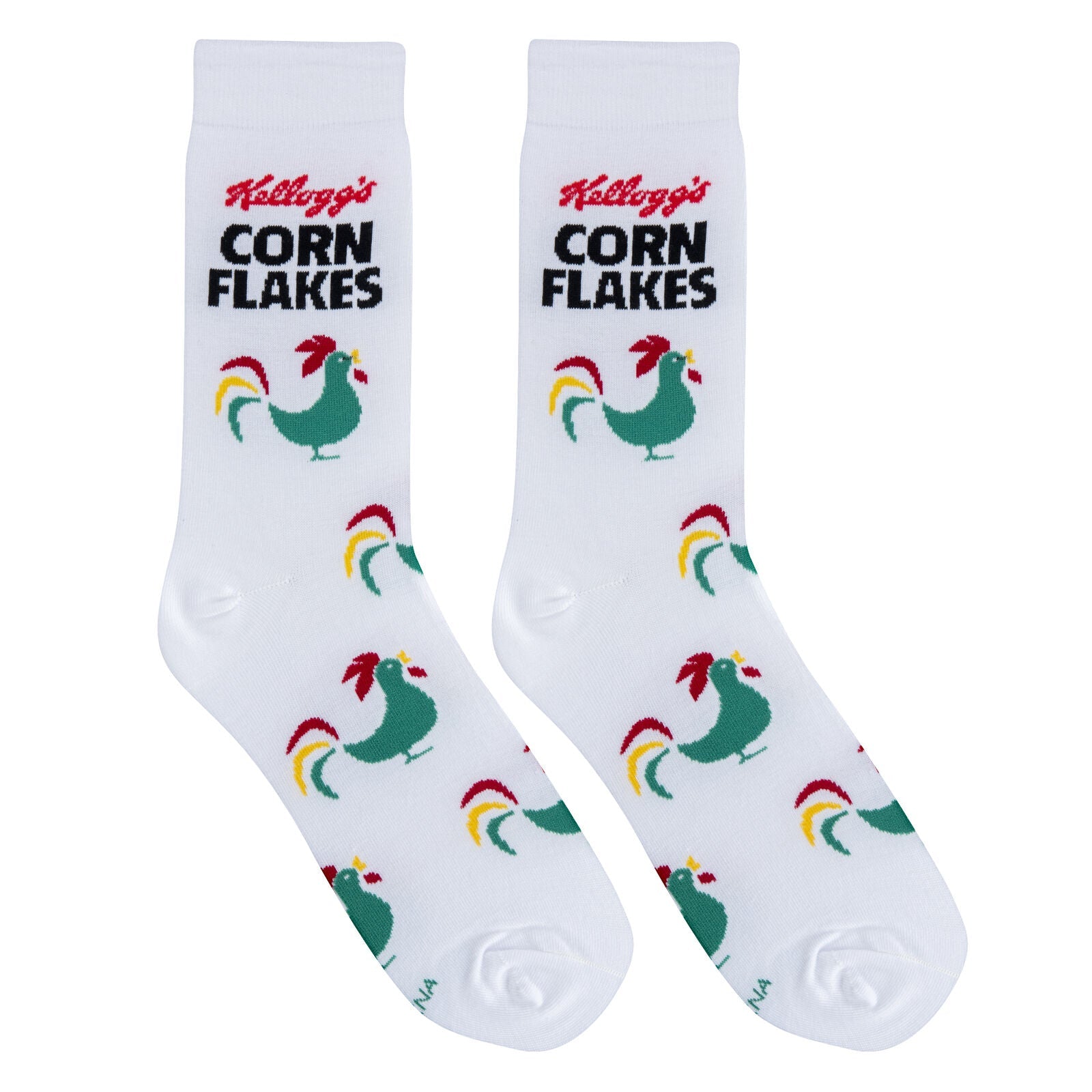 Corn Flakes Crew Socks - Premium Socks from Crazy Socks - Just $8! Shop now at Pat's Monograms