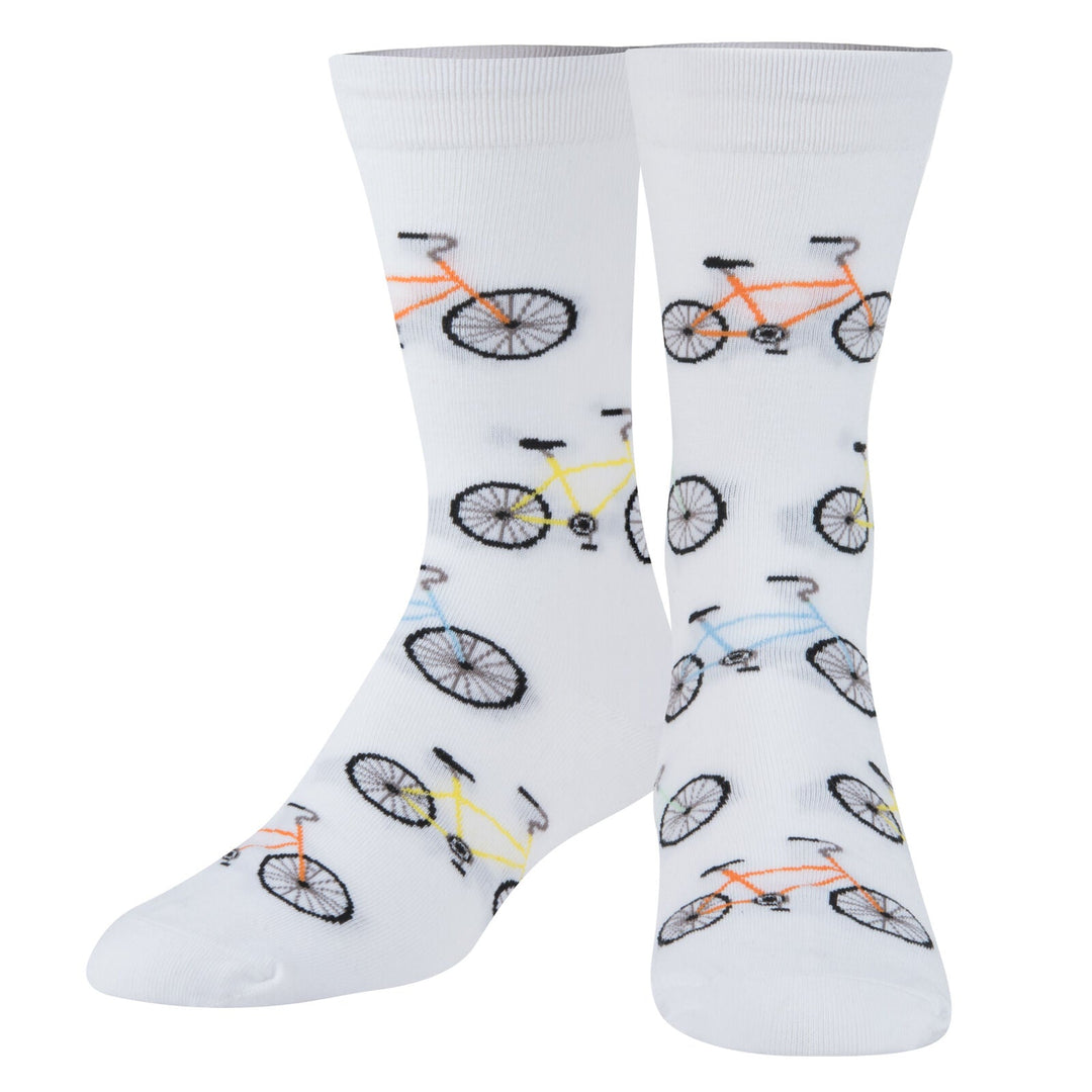 Bicycles Crew Socks - Premium Socks from Crazy Socks - Just $7.00! Shop now at Pat's Monograms