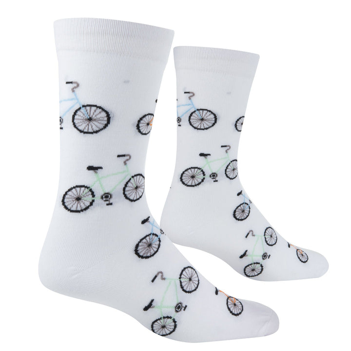 Bicycles Crew Socks - Premium Socks from Crazy Socks - Just $7.00! Shop now at Pat's Monograms