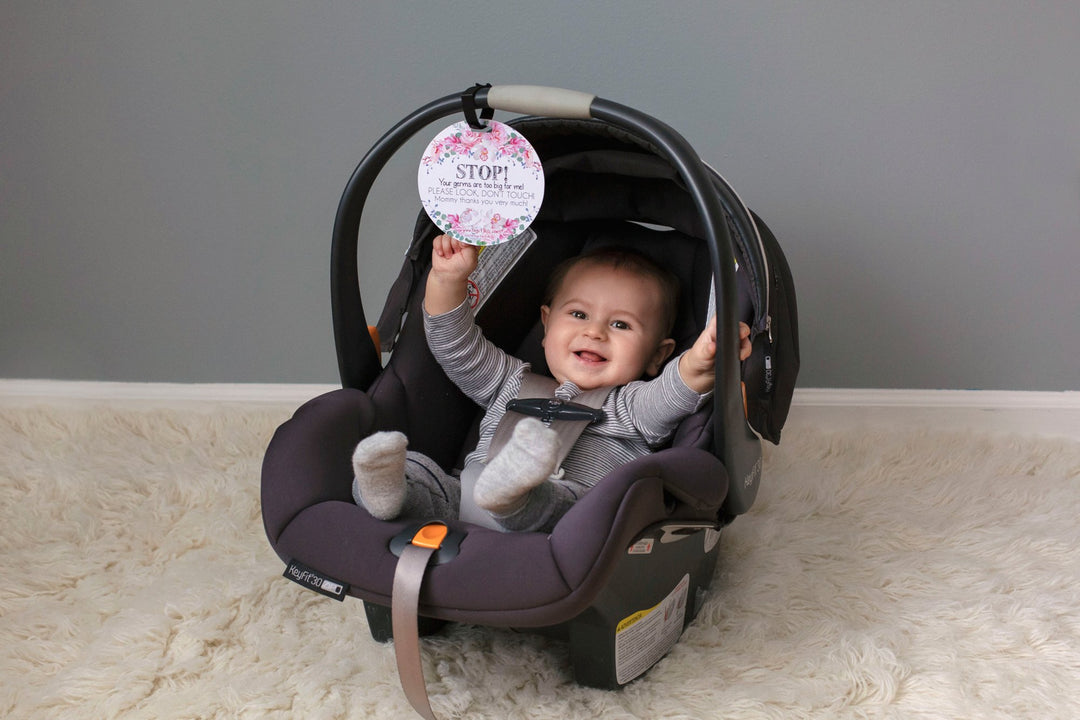 Floral Car Seat and Stroller - STOP germs - Premium Infant Accessories from Three Little Tots - Just $9.95! Shop now at Pat's Monograms