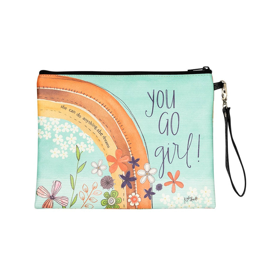 You Go Girl Makeup Bag - Premium Cosmetic & Toiletry Bags from Shannon Roads Gifts - Just $12.95! Shop now at Pat's Monograms